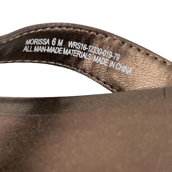 Kim Rogers Morissa Thong Sandals Metallic Bronze Size 6M - Picture 12 of 15